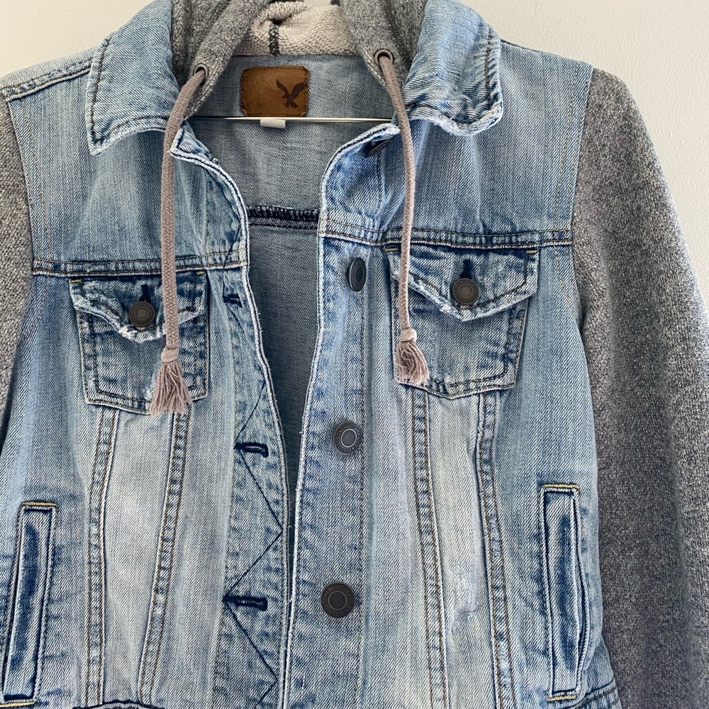 Jean Jacket Sweatshirt - Picture 3 of 7